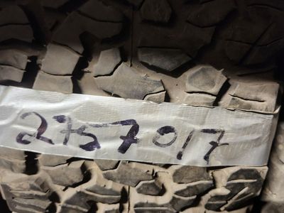 275/70r17 bfgoodrich all terrain Ko2
