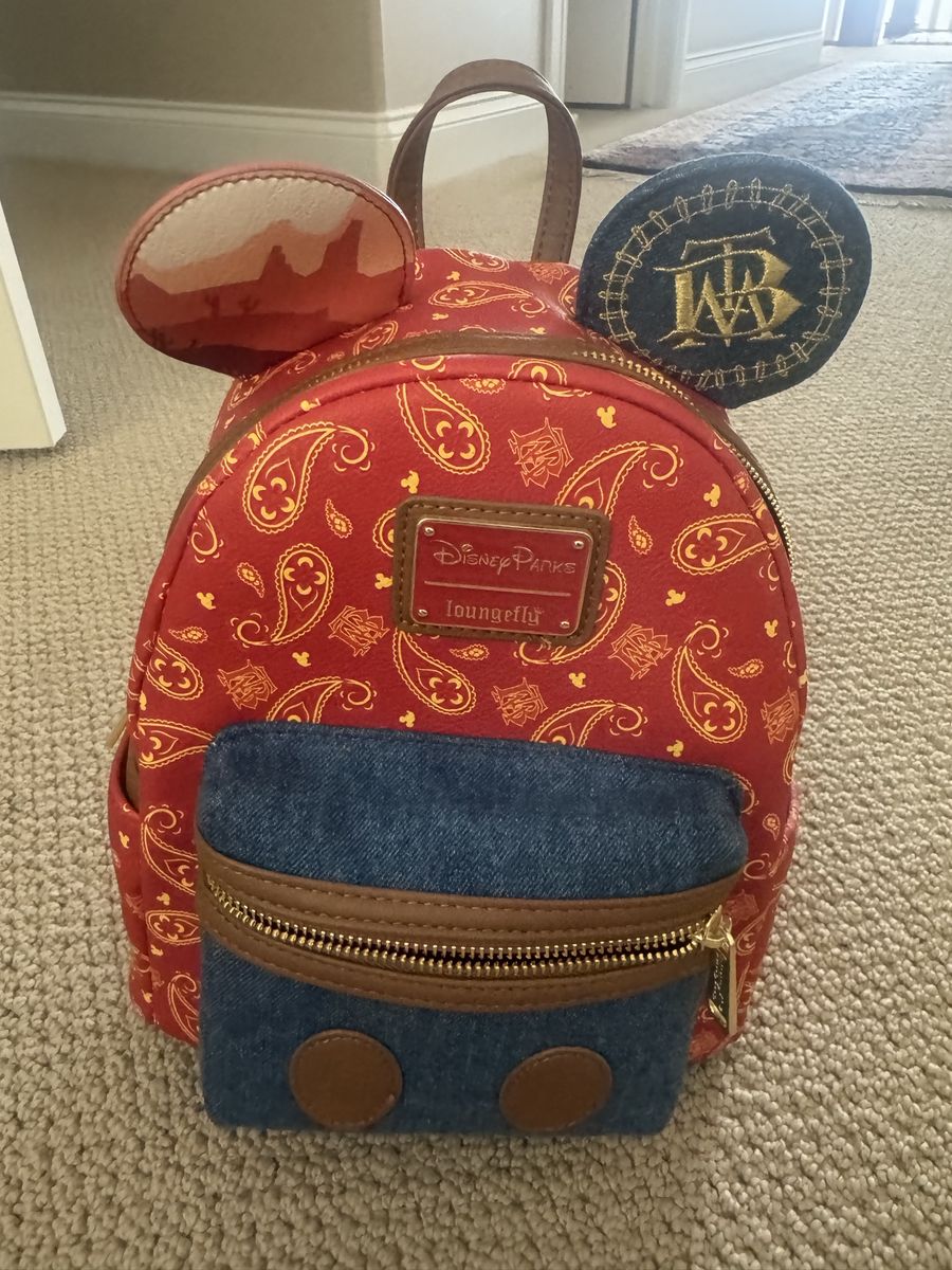 Disney Parks Loungefly Big Thunder Mountain Railroad Mini Backpack