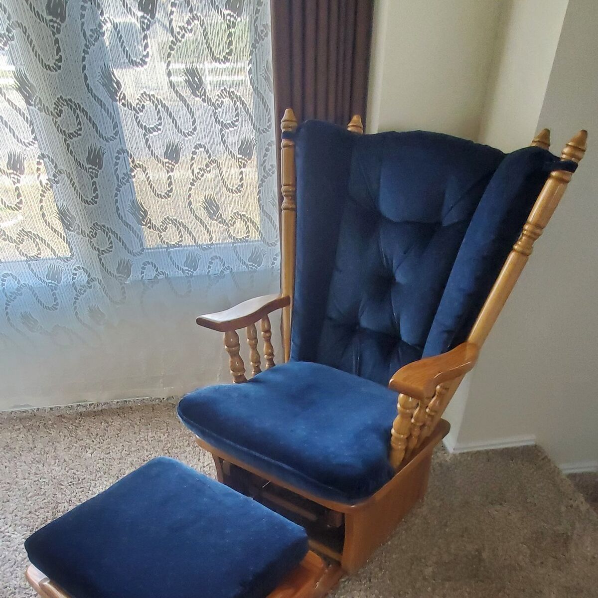 Glider Rocking Chair w/ Footstool
