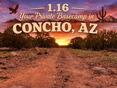 Ditch the Crowded Tracks—1.16 Acres in Concho!