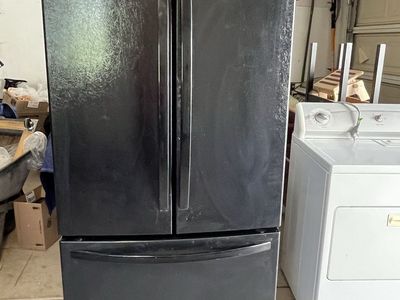 Kenmore Black French Door Refrigerator with Bottom Freezer - Used