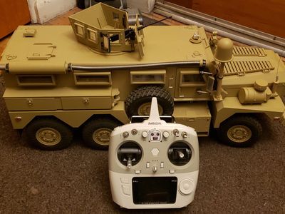 6x6 RC Military vehicle