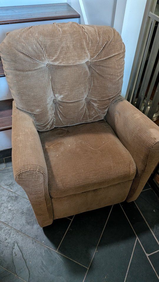 Comfortable
Kids Brown Corduroy Recliner Chair