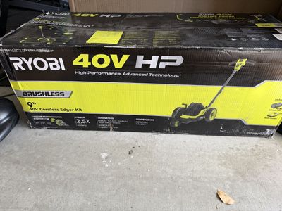 Ryobi 40V HP Cordless Edger Kit (brushless)