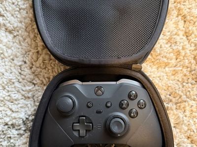 Xbox Elite Series 2 Wireless Controller — Black, Complete w/ Case & Paddles
