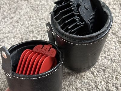Variety of clipper guards + case