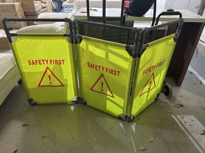 Folding Fabric Barrier