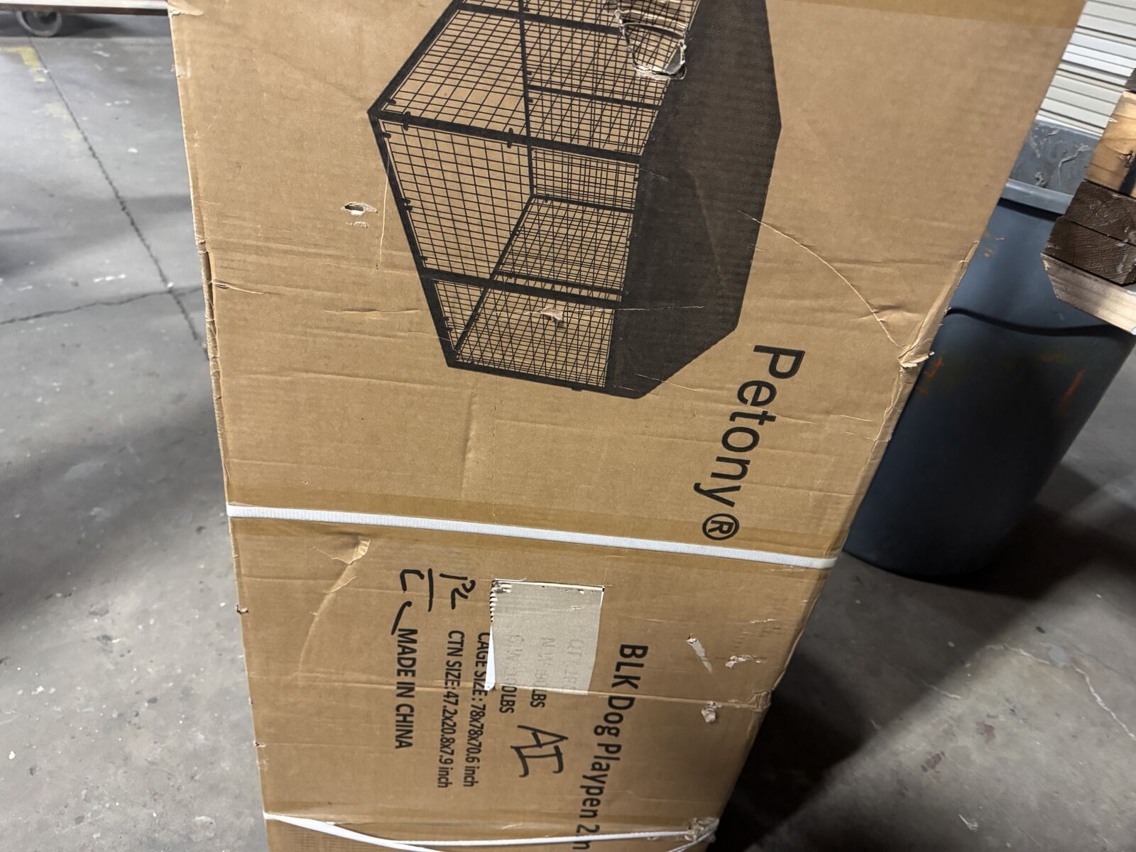 Petony BLK Dog Playpen 2m