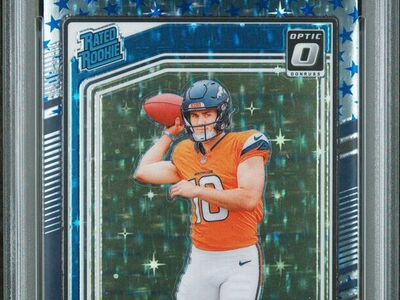 2024 Donruss Optic Bo Nix Stars #209 PSA 9