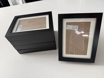 (5) Ikea Ribba Picture Frames