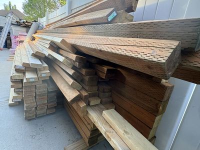 2x4 & 4x4 treated, also 2x4 yellow pine