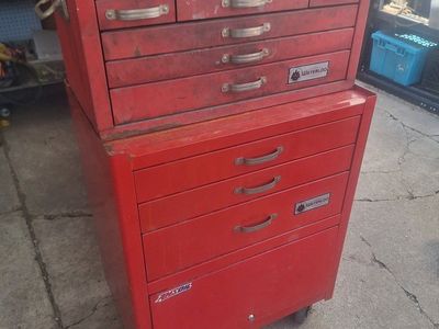 9 drawer waterloo toolbox with locks plus tools