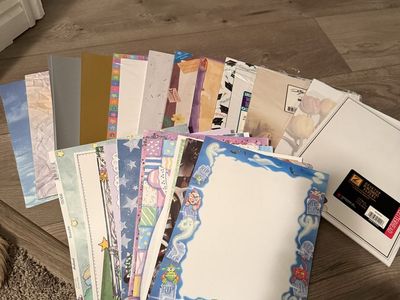 Paper Printer Scrapbook Letters