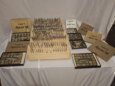 Craftool Co. 8300 Series Leather Stamp Set & Alphabet Sets - Extensive Leathercraft Tool Lot