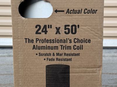 NEW Spectra Pro Select 24 in. x 50 ft. White Aluminum Trim Coil