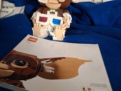 LEGO Ideas Gizmo Gremlins 21341 Collectible Building Set with 3D Glasses & Instruction Manual