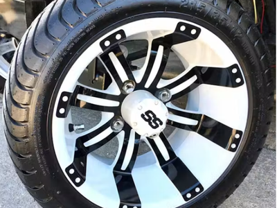 New - (1) LSI Golf Cart Wheel & Tire 215/35/12, Club Car, EXGO & Yamaha Models.