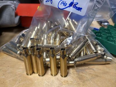.308 Brass Casings, 140 pieces
