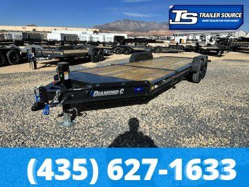 7x22 Diamond C HDT 207 Tilt Trailer - 15.5K GVWR - 14 Ply Tires