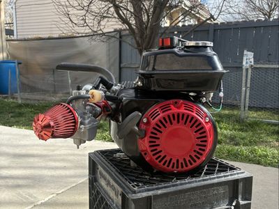 196cc Engine horizontal 5/8 shaft