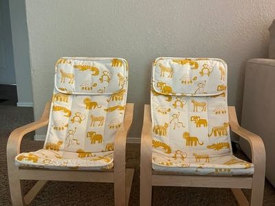 2 armchairs Poang Ikea