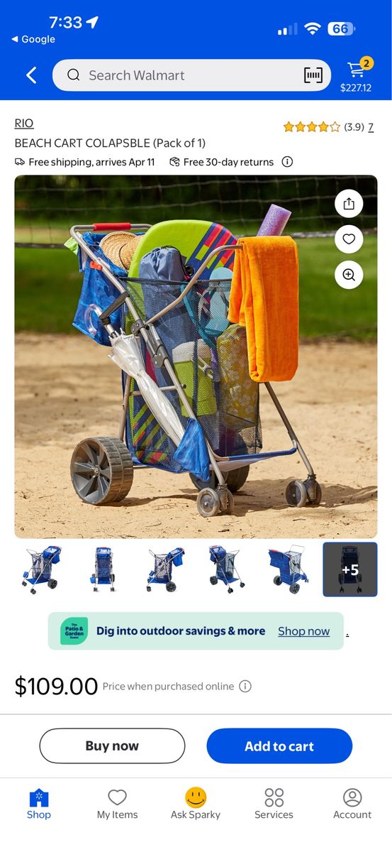Beach cart wagon kids pool park store shopping