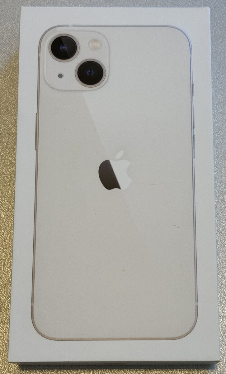 Apple iPhone 13 256GB Starlight Unlocked Physical Dual Nano SIM 100% Battery Health