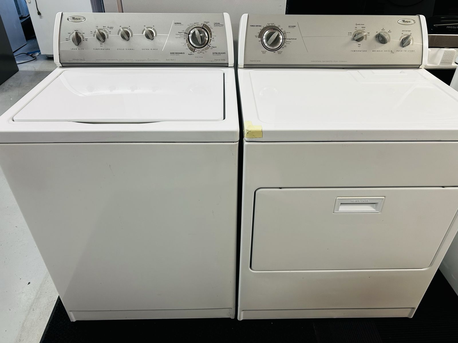 Whirlpool Commercial Electric Top Load Set