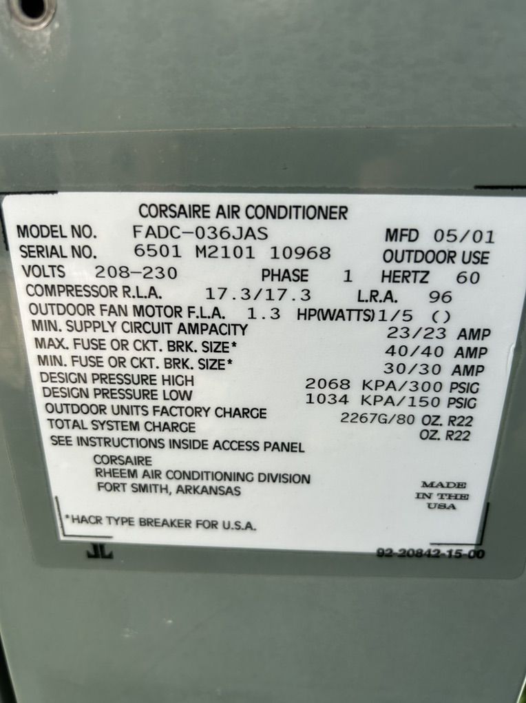Used AC Condensor