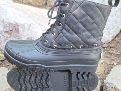 Womens Sperry Top-Sider Quilted Duck Boots Sz 9