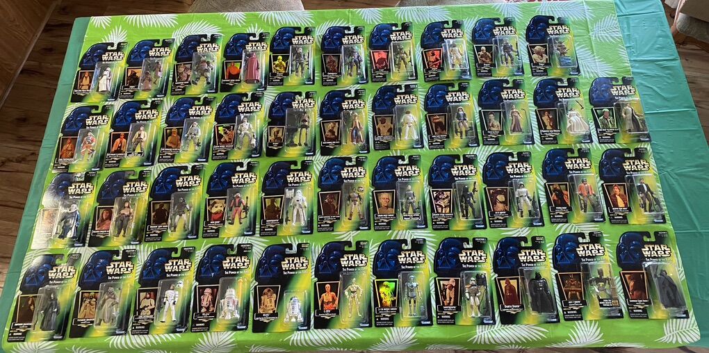 STAR WARS original Green Card Mint Sealed Figures