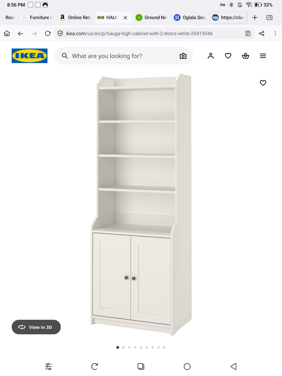 High Cabinets, White