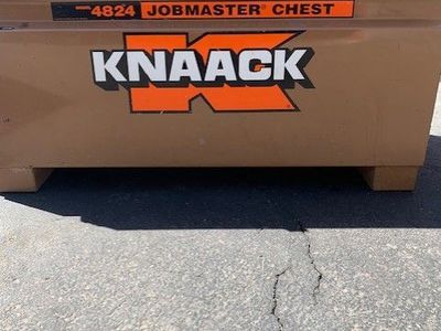 Knaack 4824 Jobmaster Chest Steel Storage Box Tool Box Work Site Secure Storage