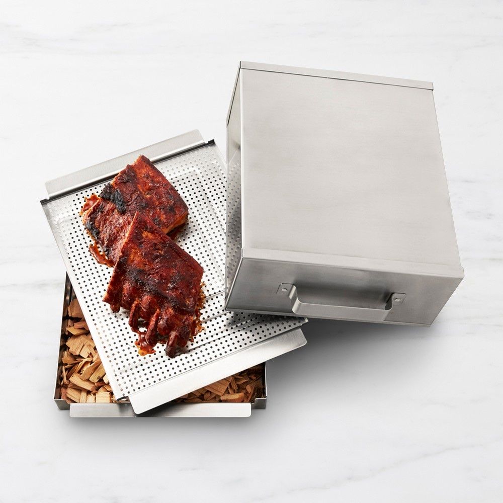 Williams Sonoma Smoker Box Stainless Steel