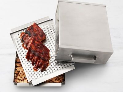 Williams Sonoma Smoker Box Stainless Steel