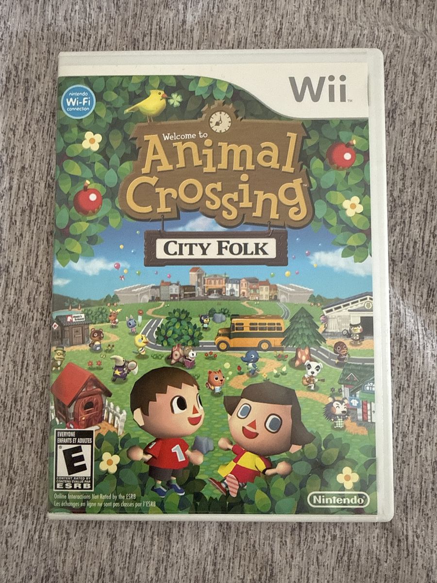 Animal Crossing City Folk Nintendo Wii Game
