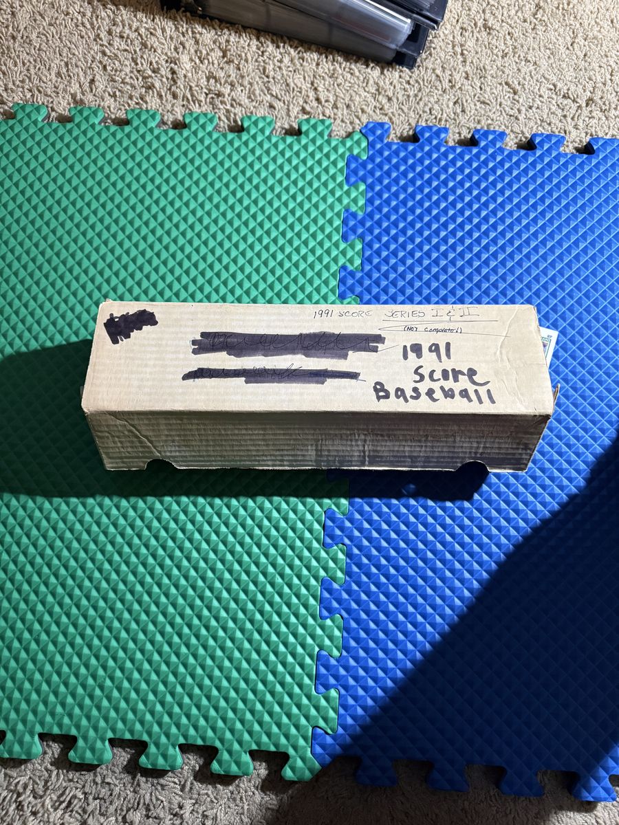 1991 Score MLB Box
