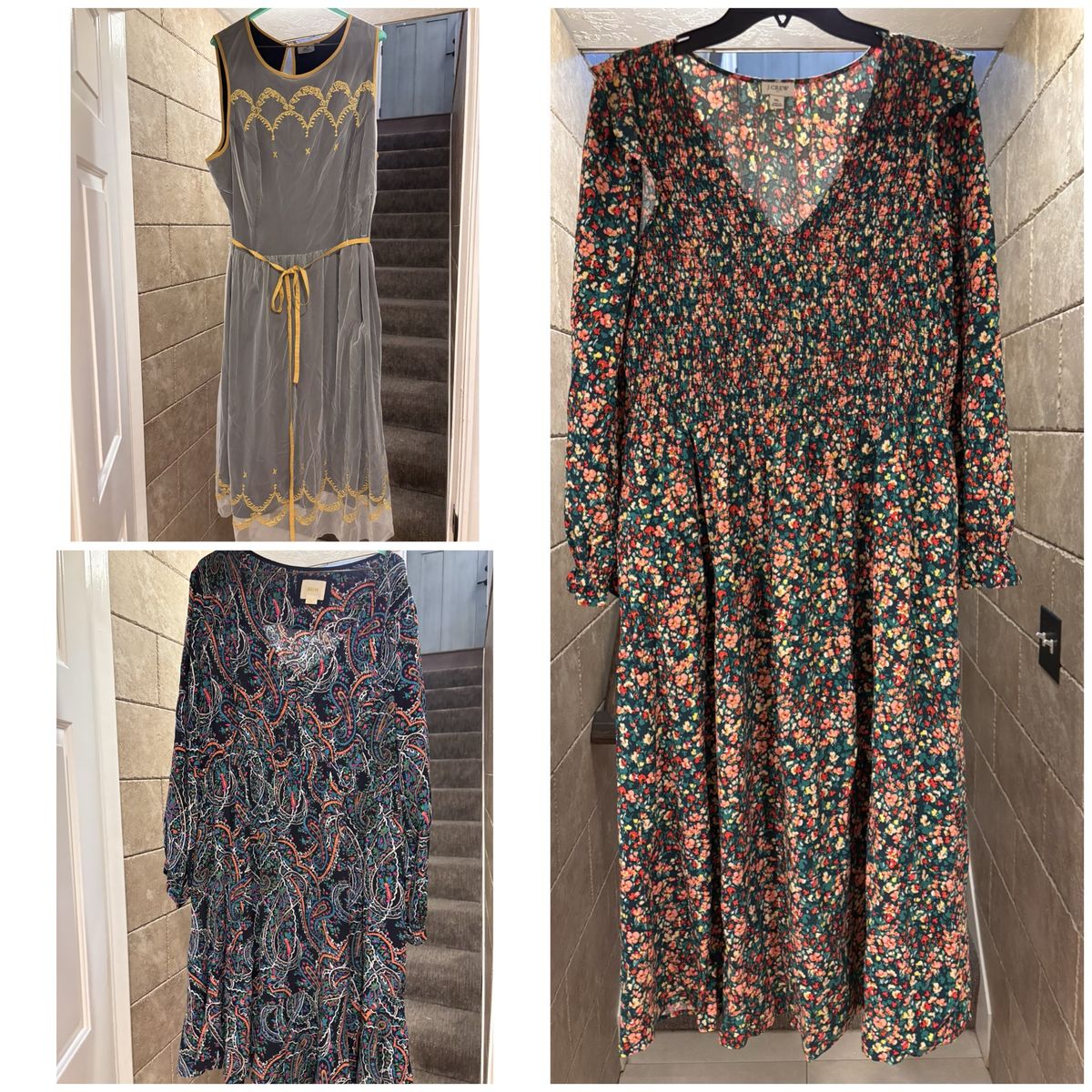 Women’s XL Dresses Anthro, Esley, J Crew $20 Each