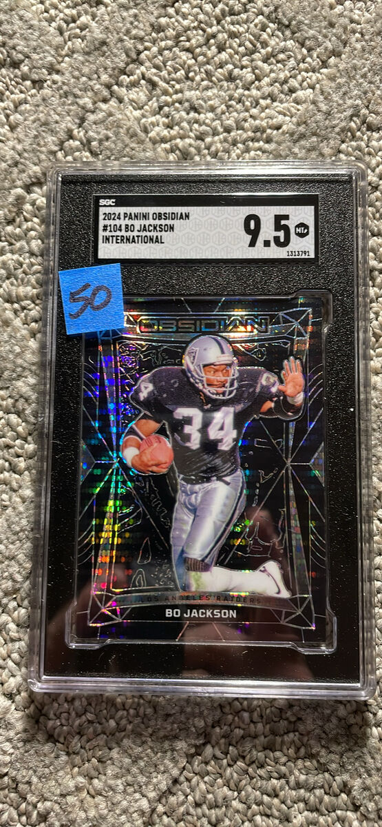 Bo Jackson/Howie Long Los Angeles Raiders graded slabs