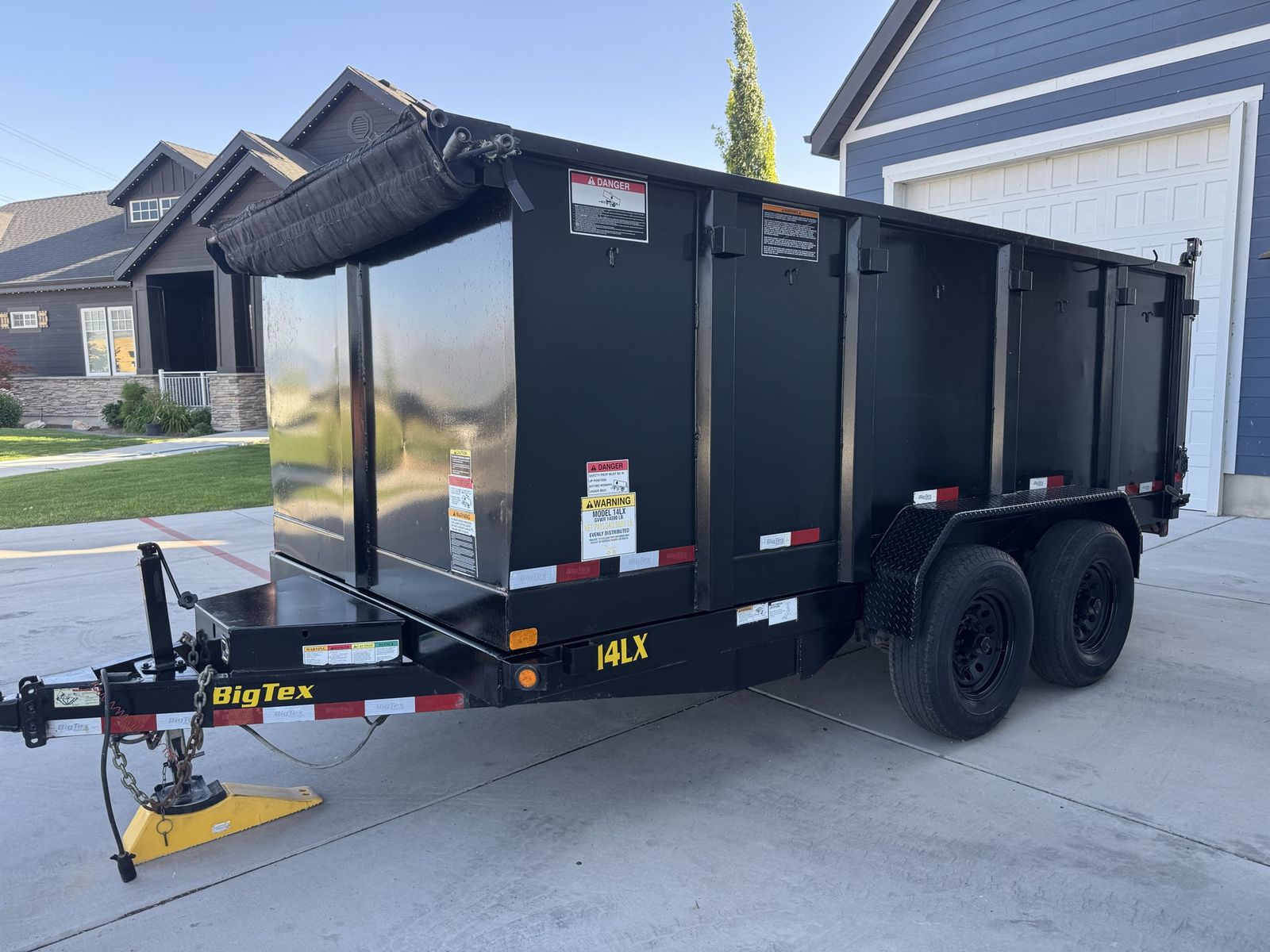 2019 Big Tex 14LX 14,000 lb dump trailer