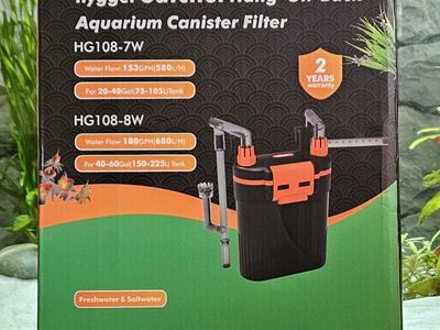 Brand New Hygger HOB Canister Filter