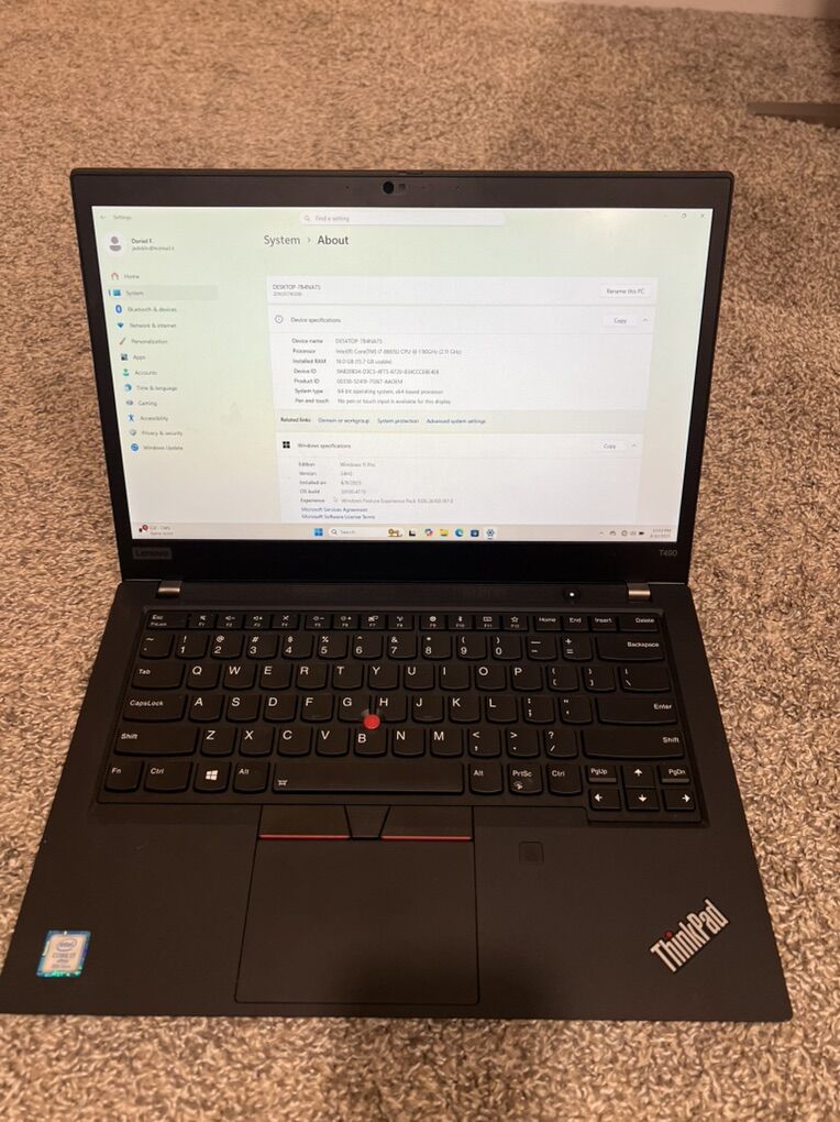 Lenovo ThinkPad T490