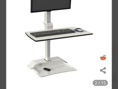 safco soar electric desk with remote...