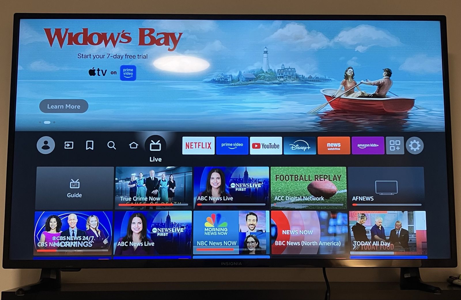 Insignia 50" 4K Amazon Fire TV HDTV