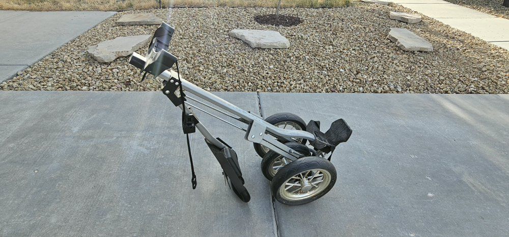 Foldable 3-Wheel Golf Push Cart