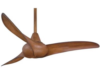 Minka Aire Wave 44in 3-Blade Indoor Ceiling Fan Distressed Koa Wood