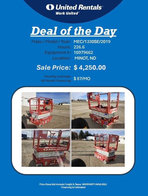 Scissor Mec 1330 2019 226 hrs great shape