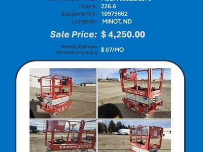 Scissor Mec 1330 2019 226 hrs great shape