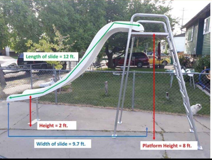 Water slides House boat