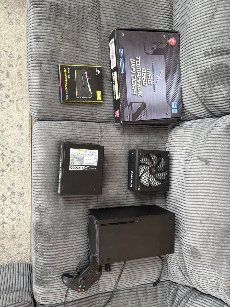 PC parts and Xbox Series X